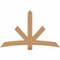 Ekena Millwork Alberta Smooth Timber Gable Bracket, Western Red Cedar, 72"W x 45"H x 3 1/2"D x 5 1/2"F, 15/12 Pitch GBW072X45X0406ALB00SWR - alternate 1